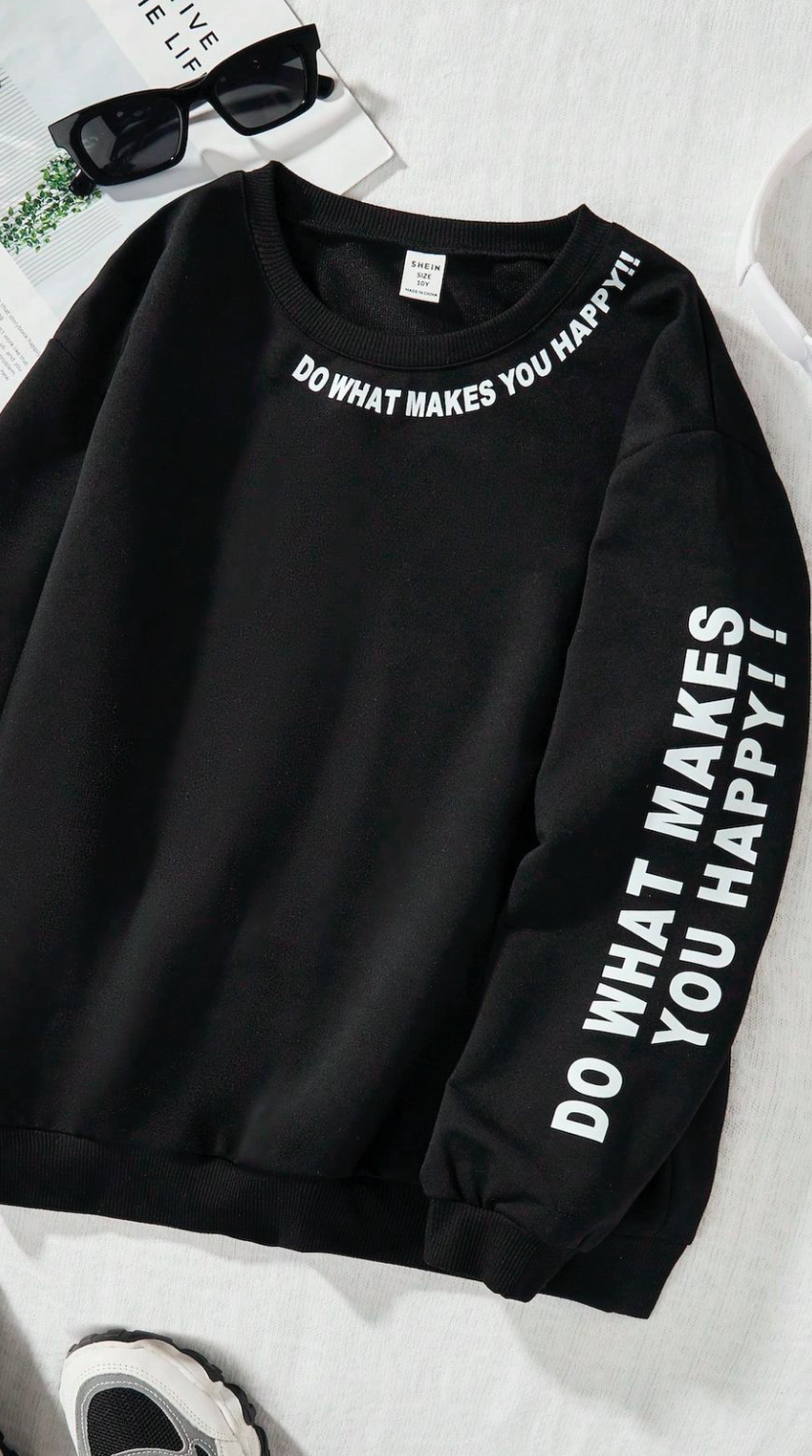 Do What Makes You Happy - Premium Oversized Crewneck
