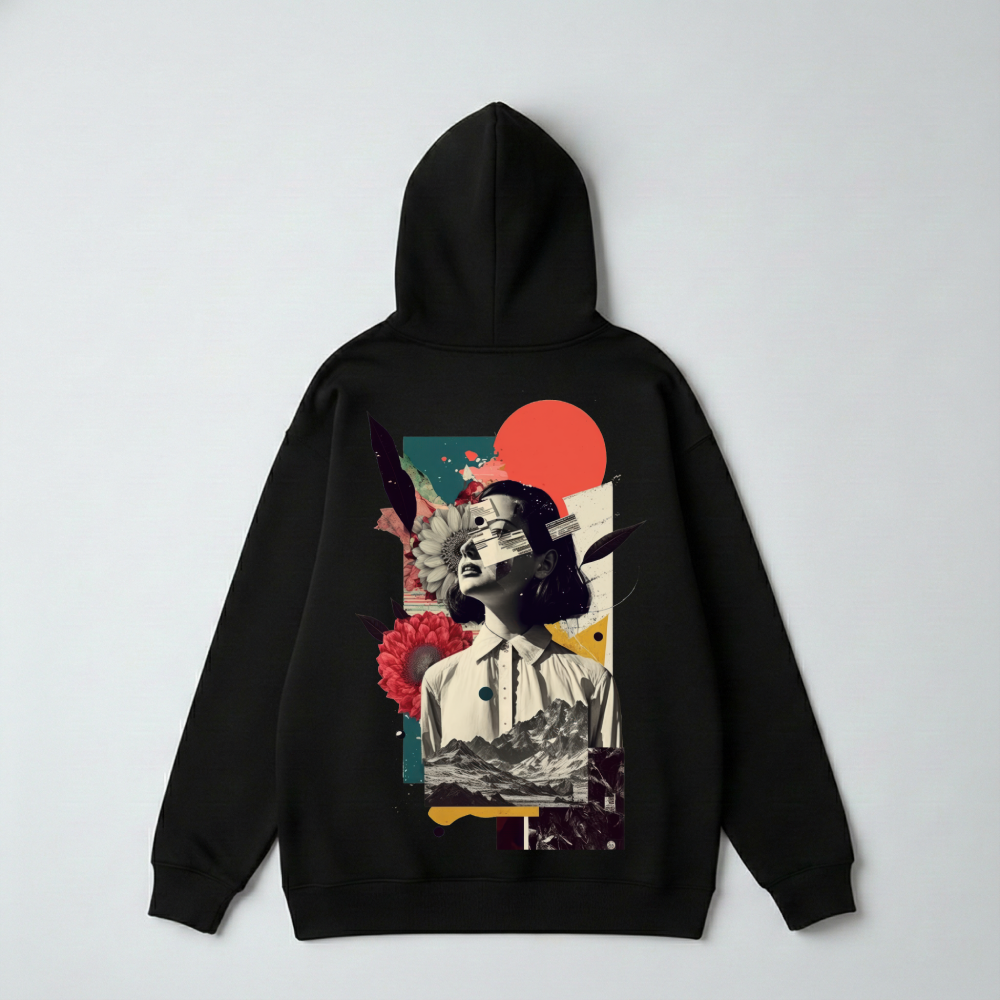 Collage Premium Oversize Hoodie