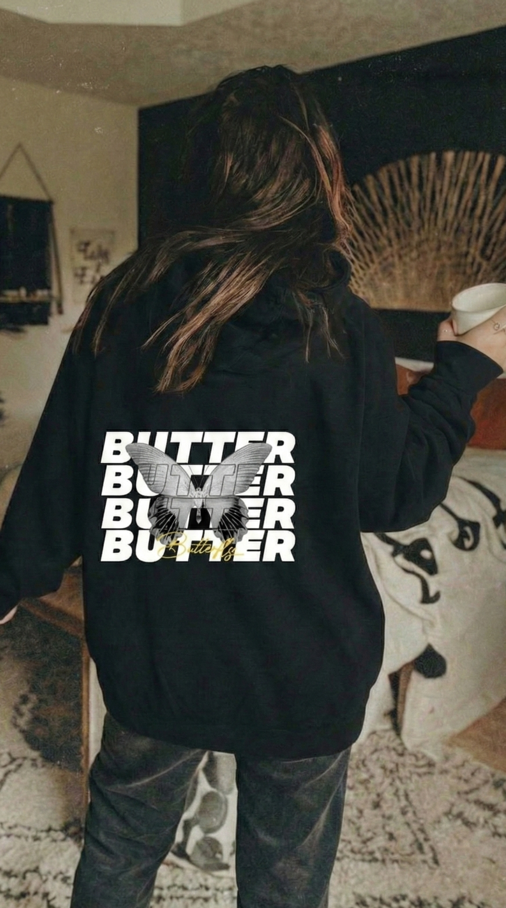 butterfly Premium Oversize Hoodie