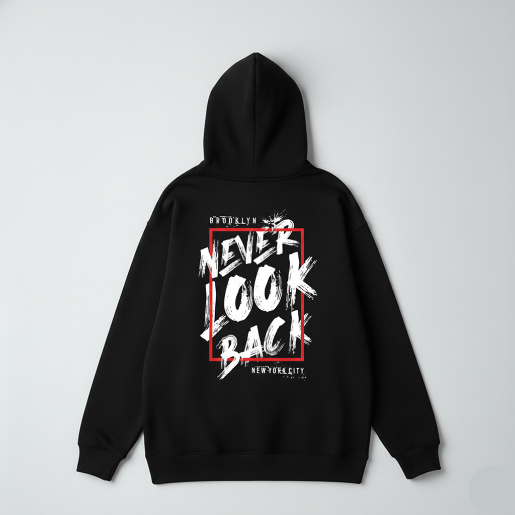 Never Look Back Premium Oversize Hoodie