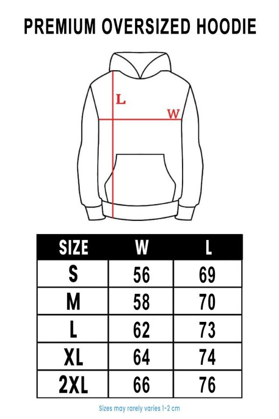 Never Look Back Premium Oversize Hoodie